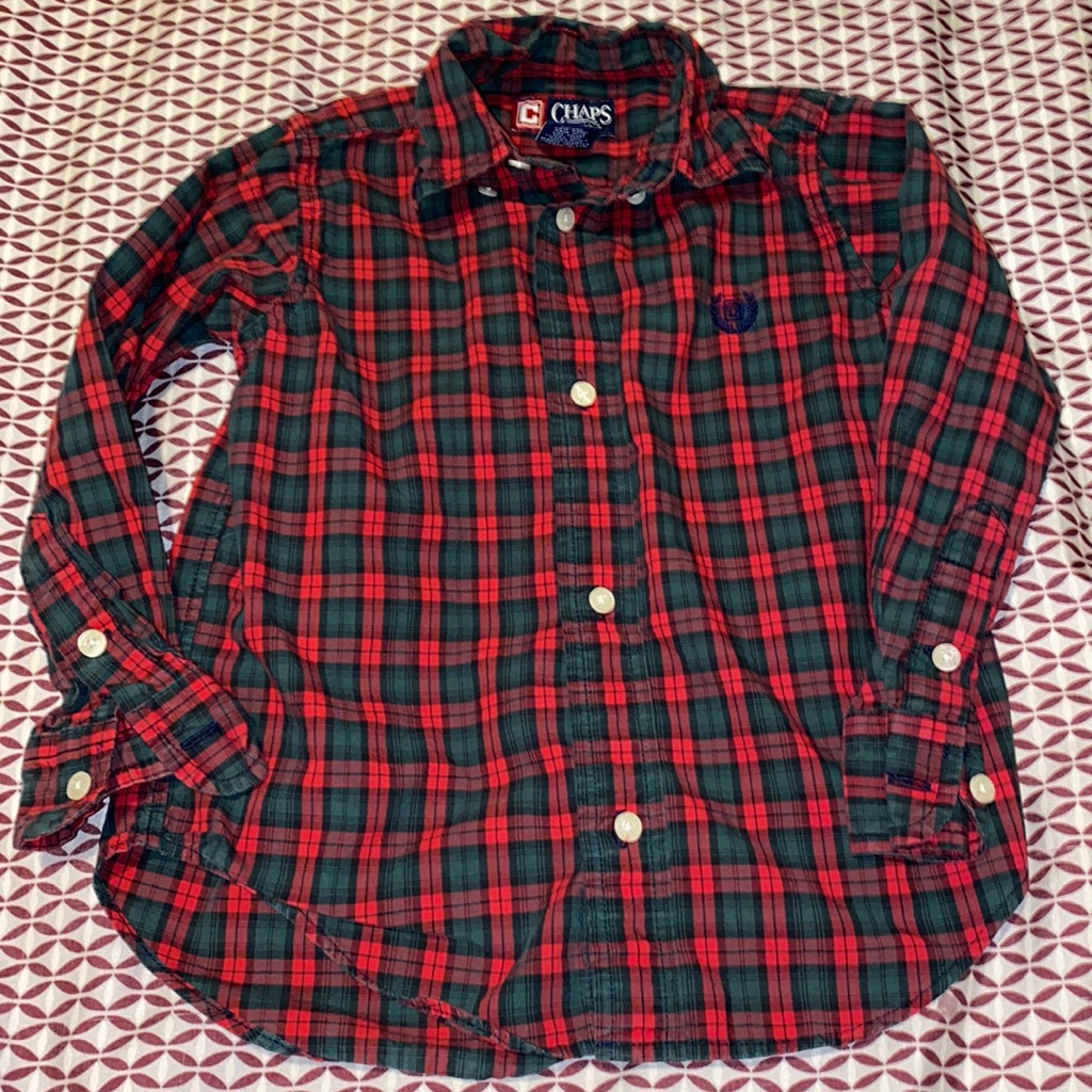 Chaps 3t Button Up